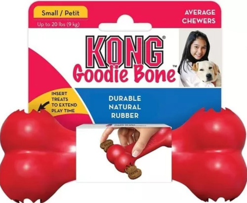 Kong Goodie Bone Juguete Tipo Hueso Para Tu Mascota Talla M