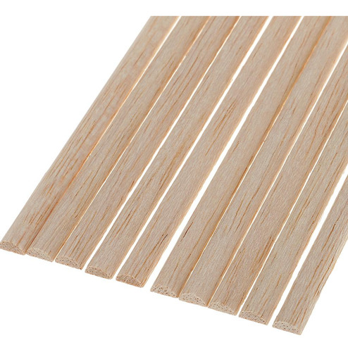 3 Varilla De Madera Sin Terminar Para