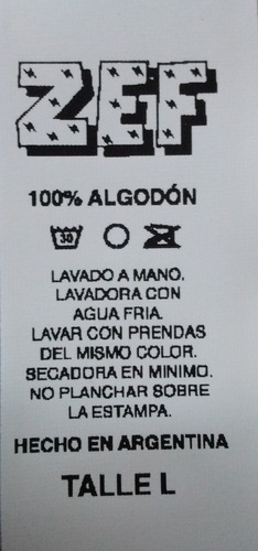Etiquetas Ropa Marca Nombre Talle Logo Coser Tela X100u 3cm