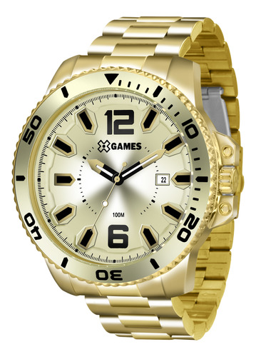 Relógio X-games Dourado Masculino