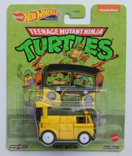 Hot Wheels Premium Tortugas Ninja Turtles Party Wagon 