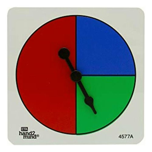 Hand2mind 4589 Rueda De Colores Y Números, Ruletas