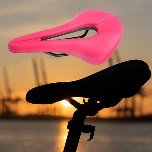 ~ Asiento De Silla De Montar Bicicleta Acolchado Fácil De