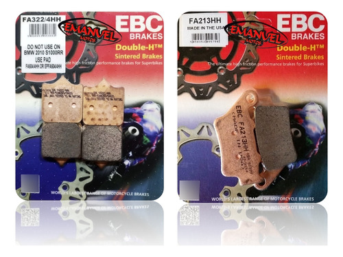 Pastillas De Freno Ebc Brakes Benelli Bx 570 Motard 08-10