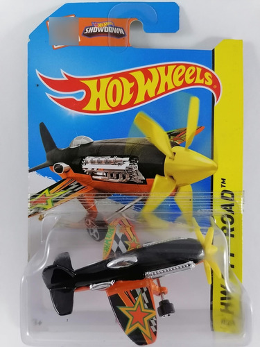 Hot Wheels Mad Propz Avión Acrobacias Naranja 2013 92/250