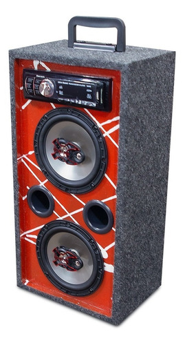 Imagem 5 de 6 de Caixa Bob Residencial Vertical 6 100w Ativa Bt/usb/sd/aux/fm