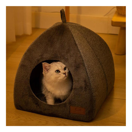 Gran Gato Cueva Cama Caliente Cesta Cojín Grueso Perro Casa