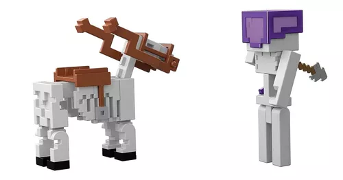 Boneco Minecraft Batalha Do Cavaleiro Esqueleto - Mattel - Fabrica da  Alegria