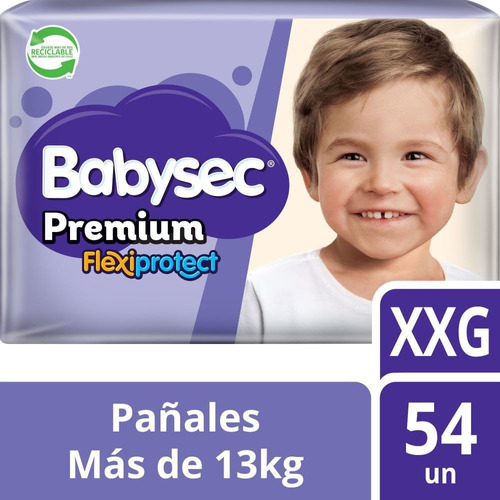 Pañal Babysec Premium Flexiprot Xxg 54 Un