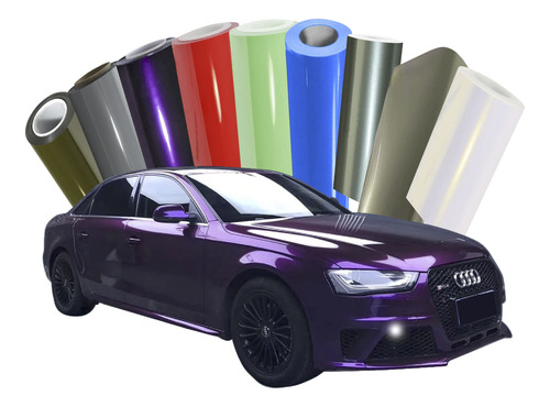 Vinil Wrap Colores Brillante Luxury  Pet Hd Autoelite 1x1.5m