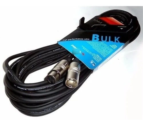 Cable De Microfono Proel Bulk250lu6 6 Mts Xlr A Xlr 6m