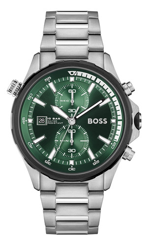 Boss Globetrotter - Reloj Cronógrafo De Acero Inoxidable Y.