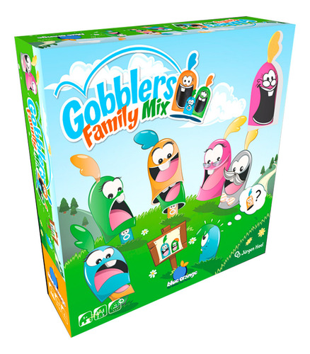 Juego De Mesa 00379 Gobblers Family Mix Familiar Blue Orange