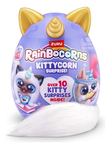 Zuru Rainbocorns Kittycorn Surprise Series 3 Ragdoll Color Cat Plush