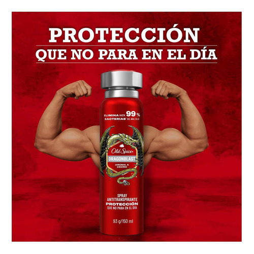 Antitranspirante Old Spice Spray Dragonblast 93g