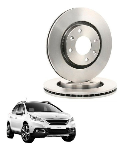 Par Discos Freno Delt Para Peugeot 2008 1.2 2013 2020