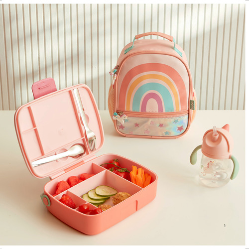 Lancheira Bento Box Com Talher Marmita Magic Unicórnio Buba