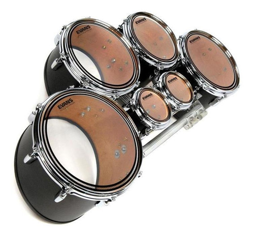 Piel marcial de tenor TT12MEC2 de Evans Marching EC2