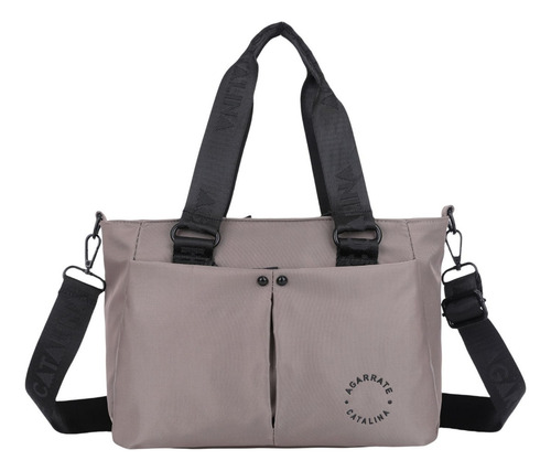 Cartera Dallas Agarrate Catalina Visón Liso Negro Negro
