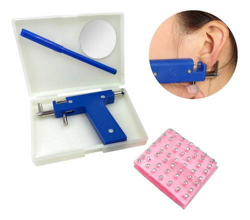 Set Pistola Perforadora Para Aros Y Piercing