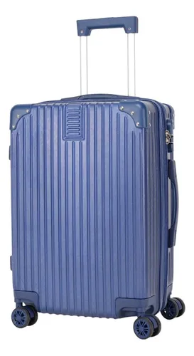 Ygm Malas Mala De Viagem Pequena 2040 Azul 55 Cm X 35cm X 25cm 10kg Com Ziper Extensor Abs Rodinhas 360 Leva Na Cabine Do Avisão Resistente
