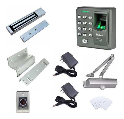 Kit De Control De Acceso X7 500 Huellas Electroiman Zkteco