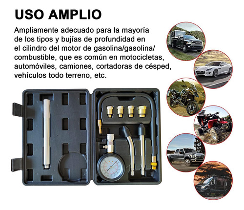 Kit Profissional De Medição De Pressão Do Cilindro Do Motor