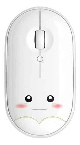 Mouse Inalámbrico Cute Blanco - Diseño Infantil