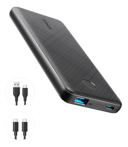 Batería Externa Anker Powercore Slim 10k Pd 10000 Mah Negra