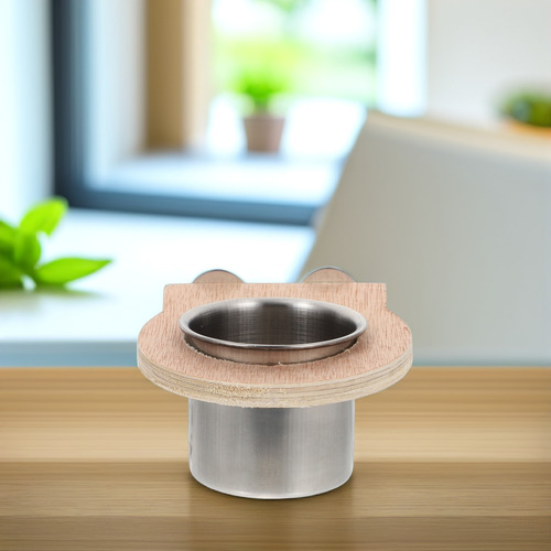 Taza De Agua Parrot De Acero Inoxidable Con Forma De Cuenco