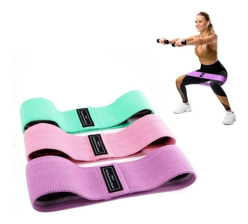 Set De Bandas Resistencia Ligas Piernas Crossfit Gym Yoga