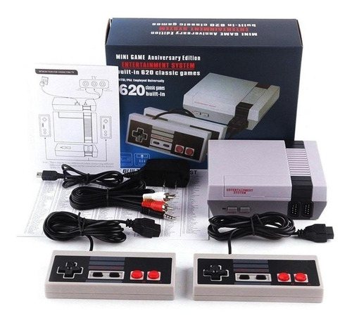 Nintendo Nes 620 Juegos Edición Aniversario 2 Controles 