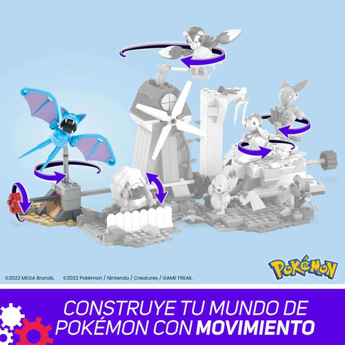 Mega Pokémon Vuelo En El Desierto De Zubat 61 Piezas