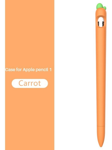 Protector Case Funda Para Apple Pencil 1/2 Gen Zanahoria 