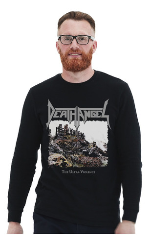 Polera Ml Death Angel The Ultra Violence Metal Impresión Dir