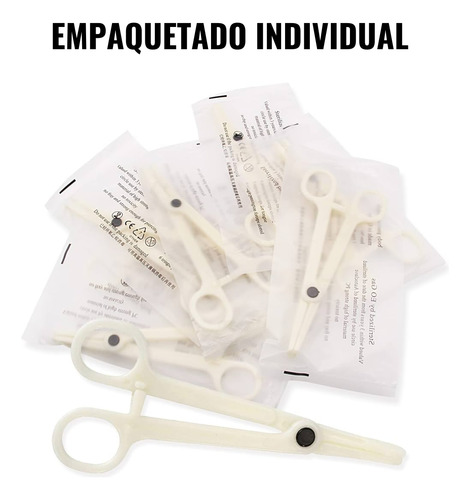 Pinzas Para Perforación Desechables Piercing Triangular 5pz