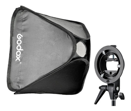 Imagen 3 de 4 de Softbox Autoarmable Plegable Godox 80x80cm C/ Rotula + Funda
