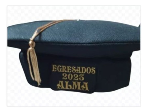 Gorro Birretes De Egresados Bordados Niños Y Adultos 