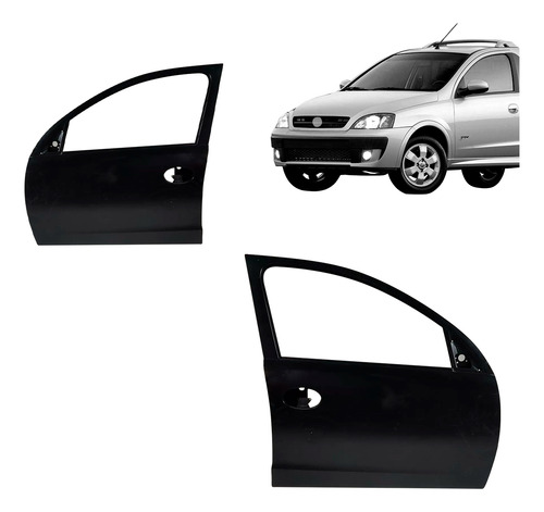 Par Porta Dianteira Corsa 03 04 05 06 07 08 09 10 11 12