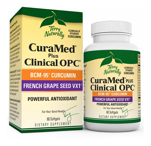 Terry Naturally Curamed Plus Clinical Opc  60 Cpsulas Blanda