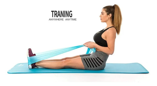 Hjq Banda Elástica For Fisioterapia, Yoga, Estiramientos Y