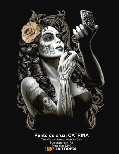 Libro: Punto De Cruz: Catrina (spanish Edition)