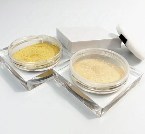 Set Vegano Transparente De Maquillaje Facial En Polvo Suelto