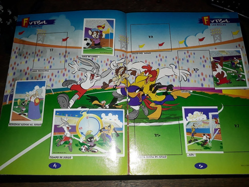 Album De Figuritas Looney Tunes Sport (Usado)