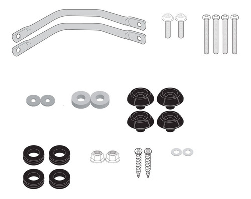 Kit Anclaje Especifico 2123dt Yamaha N-max 125 Givi