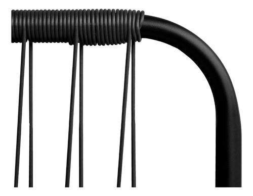 Conjunto 4 Peças Em Aço Carbono E Fibra Sintética Córdova Estrutura Azul