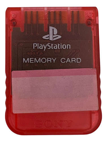 Memory Card Playstation 1 Original Vermelho Japones