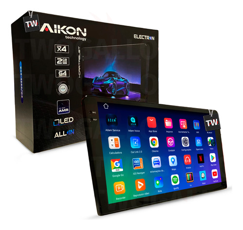 Multimidia Honda City 2015-2021 Comando Voz Carplay Gps 9p