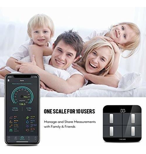 Imagen 5 de 7 de Báscula Corporal Innotech Body Fat Scale Básculas De Baño