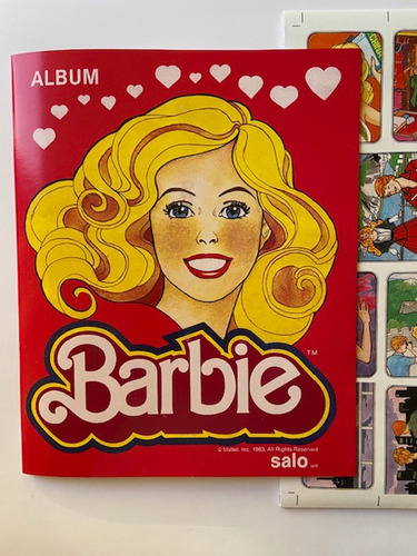 Album Barbie, 1983 Salo - Laminas A Recortar Y Pegar 